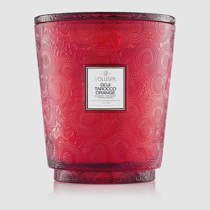 Voluspa Goji Tarocco 5w Hearth Candle