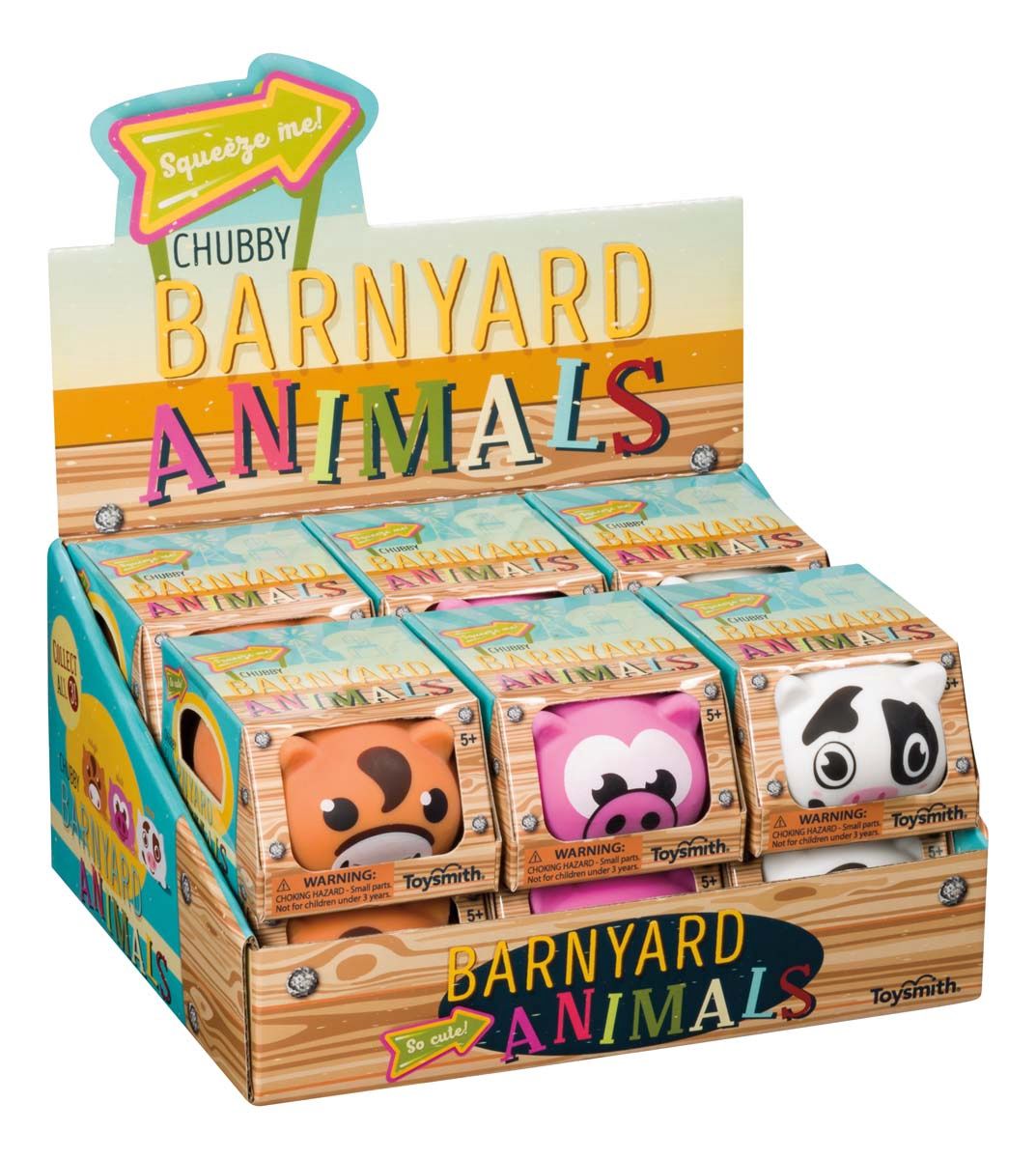 ToySmith-Farm Fresh Chubby Barnyard Animals