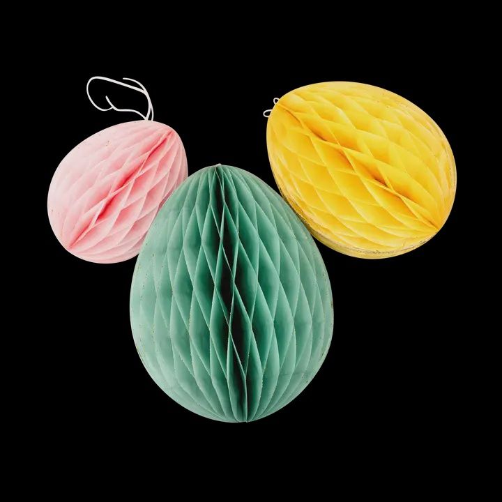 Faire - Vintage Easter Honeycomb Eggs #VES1008