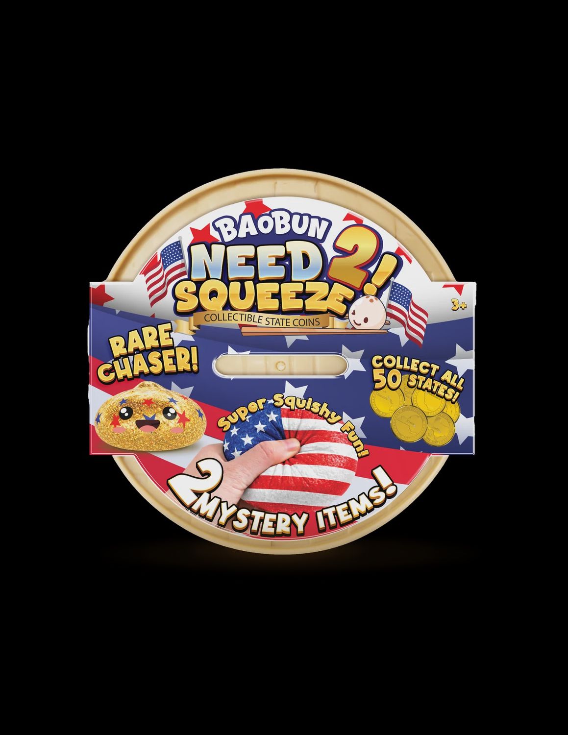 Patriotic Squishy Bao Buns
