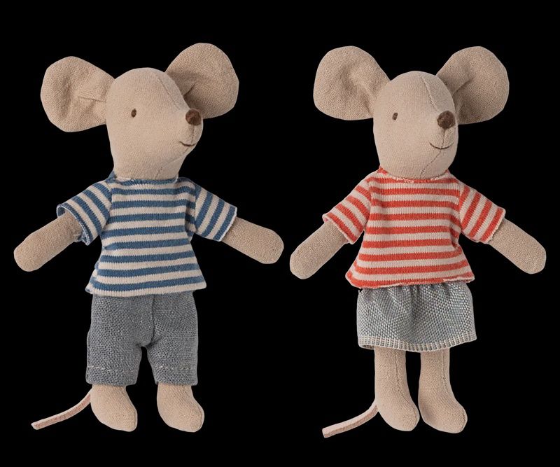 Maileg - LouiMax and Stella, Little Brother and Sister Mice #17-5111-00