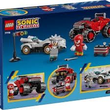 Lego - Sonic-Silver’s car vs. Knuckle’s Monster Truck