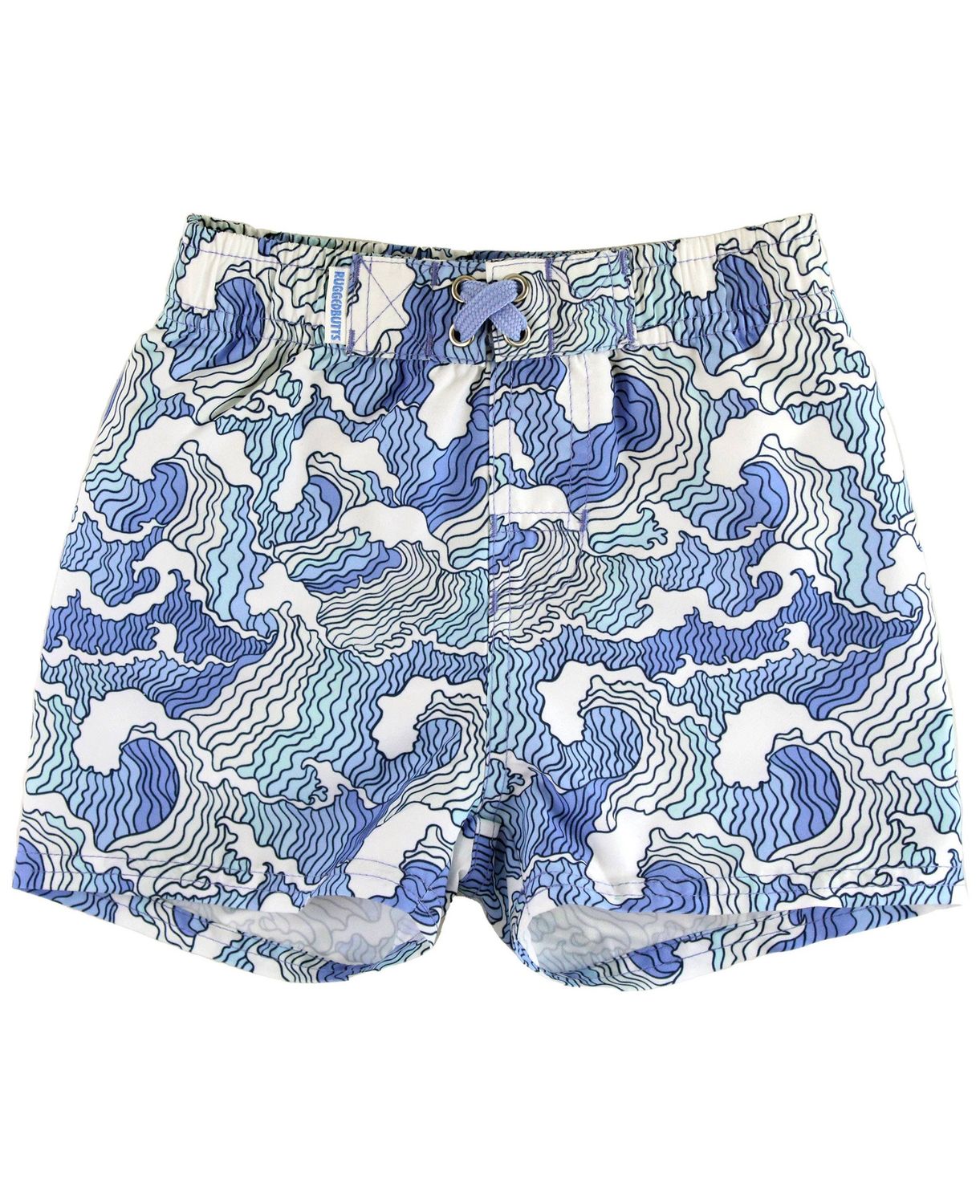 Boys Ocean Camo Swim Trunks: Blue / 12-18m