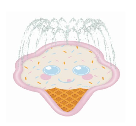 Kids Splash Pad - Ice Cream
