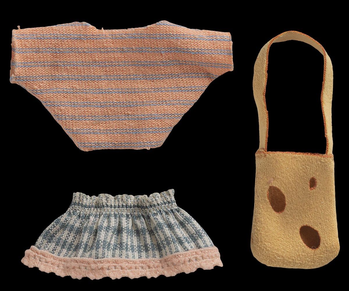 Maileg- Clothes &amp; Bag - Little Sister