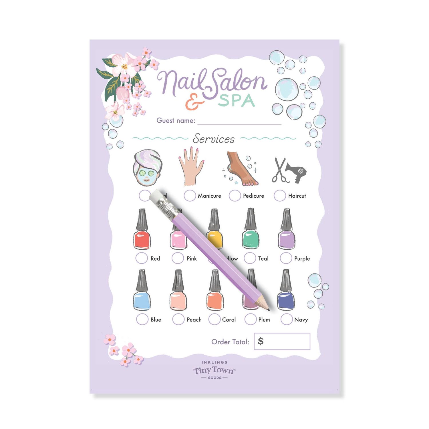 Inklings Tiny Town™ Play Notepad - Nail Salon &amp; Spa