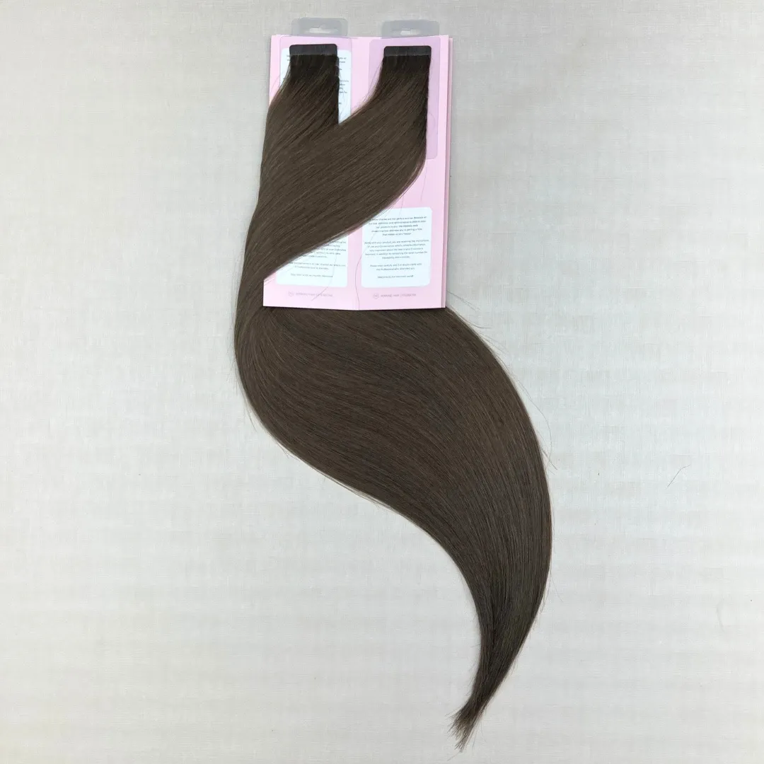 Solid Russian Hair — Castanho | 18/20" | Base Classic
