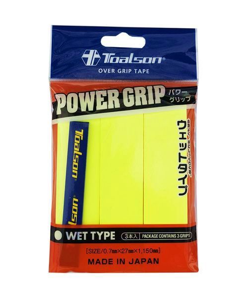 Owijki Toalson Power Grip neonowy żółty