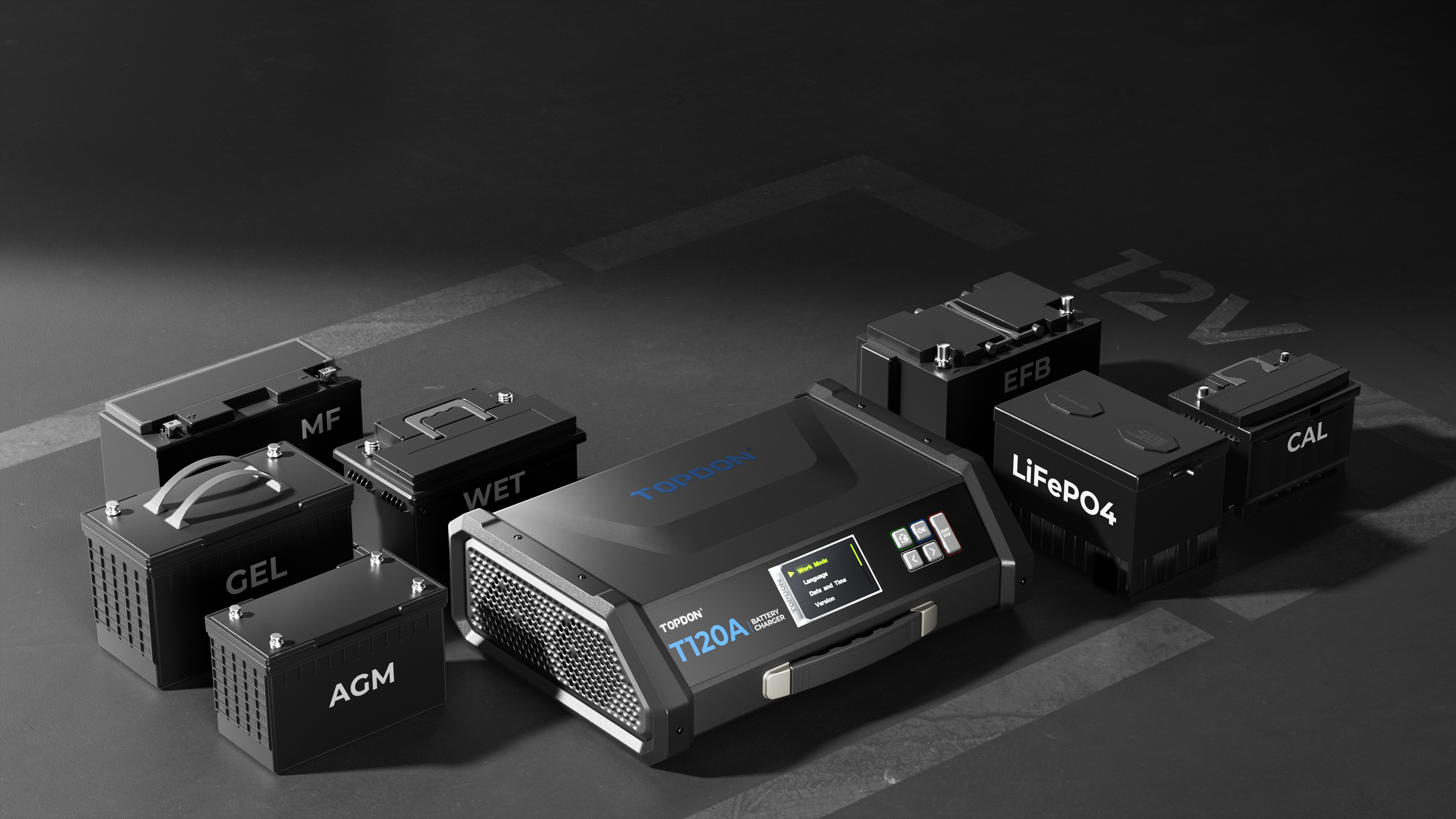 Topdon - T120A Battery Charger/Support.