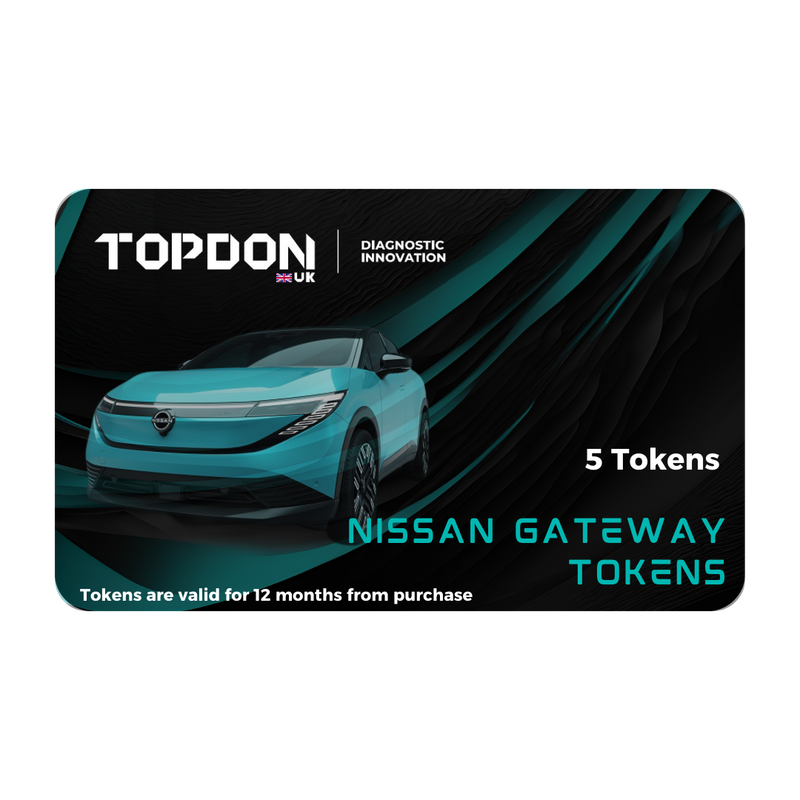 5 x NISSAN Gateway Tokens