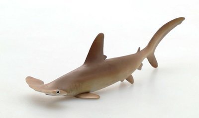 Scalloped Hammerhead Shark PVC Rubber Model Toy