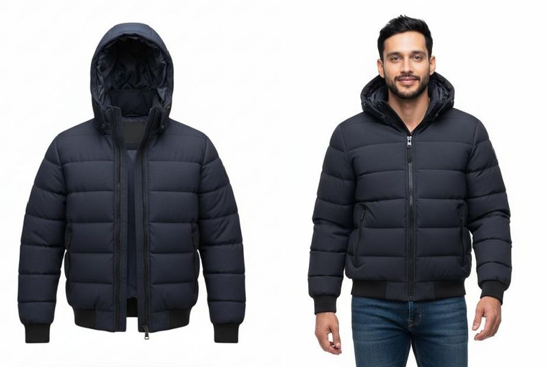 Chaqueta Acolchada con Capucha Chaqueta Acolchada con Capucha