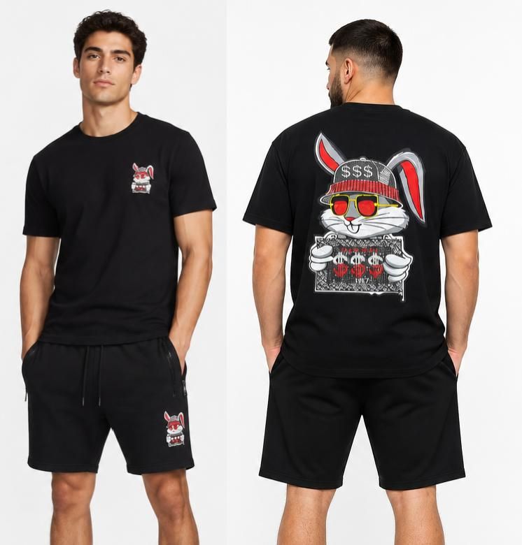 Camiseta y Shorts de Estilo Casual