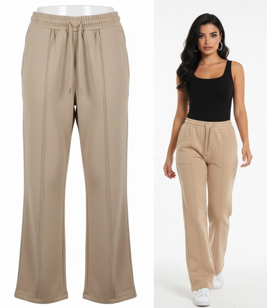 Pantalón de Chándal con Costura Frontal
