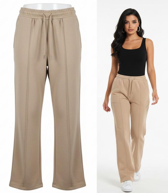 Pantalón de Chándal con Costura Frontal
