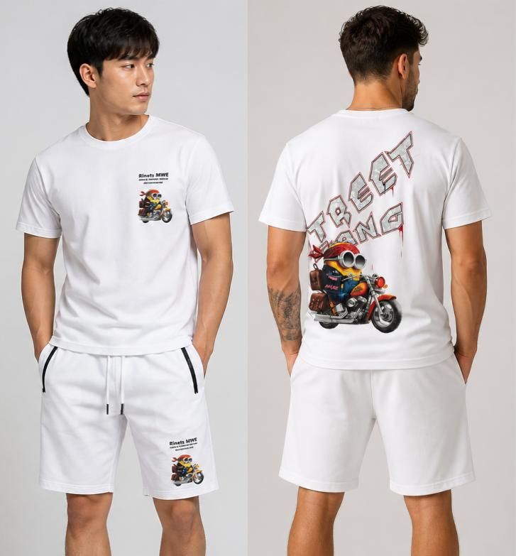 Camiseta y Shorts de Estilo Casual
