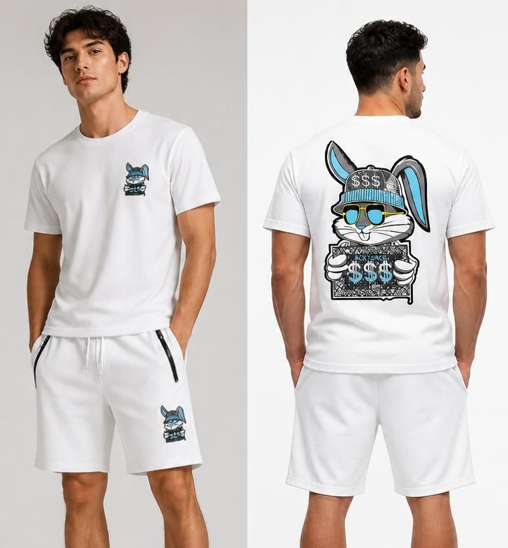 Camiseta y Shorts de Estilo Casual