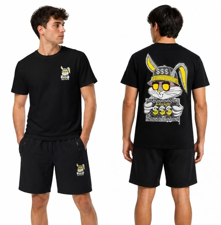 Camiseta y Shorts de Estilo Casual
