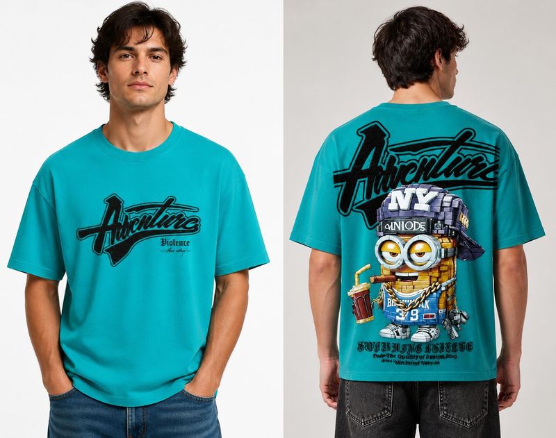 Camiseta Estampada The Facking Donald Estilo Urbano