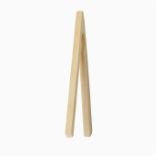 Bamboo Toast Tongs – 6.5in Heat-Safe Toaster Tool