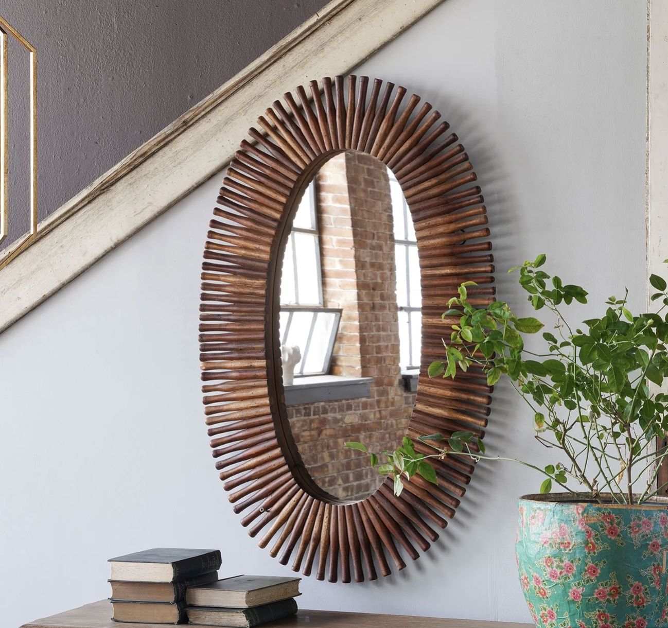 BO-Rolling Pin Mirror, Oval