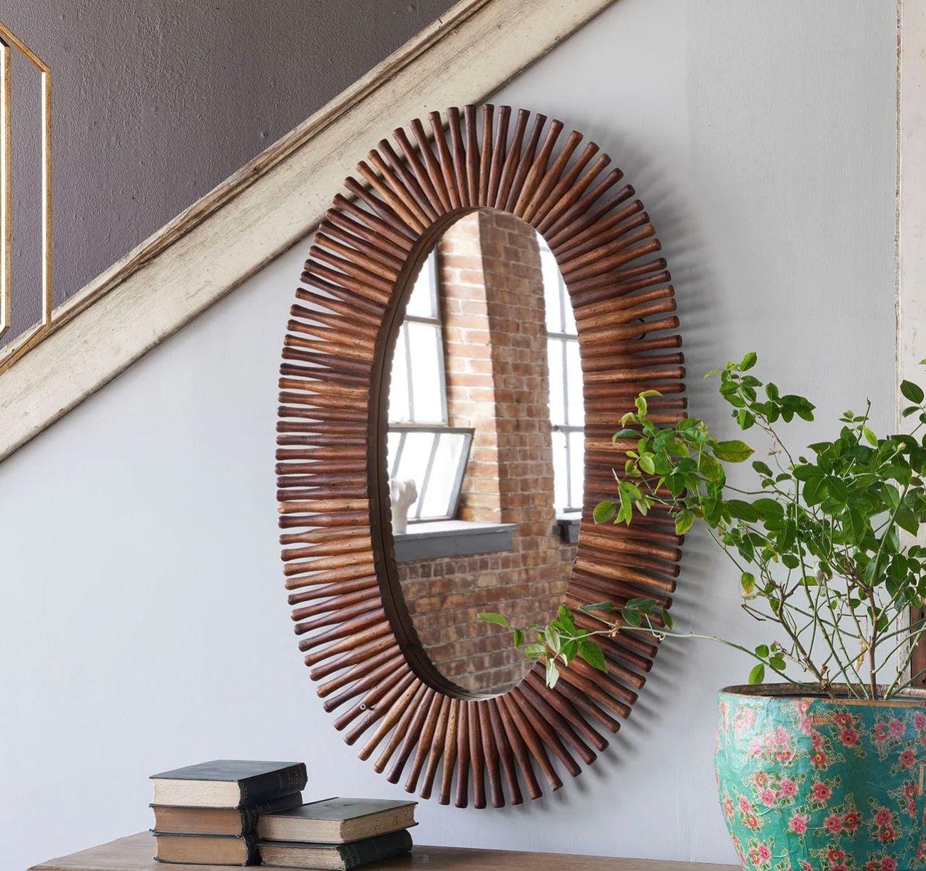 BO-Rolling Pin Mirror, Oval