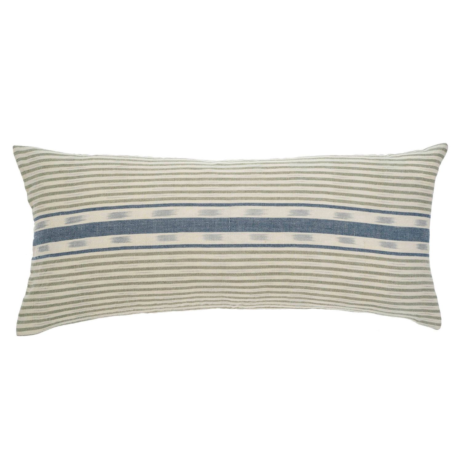 14x31 Seaview Linen Pillow: Cover with Filler
