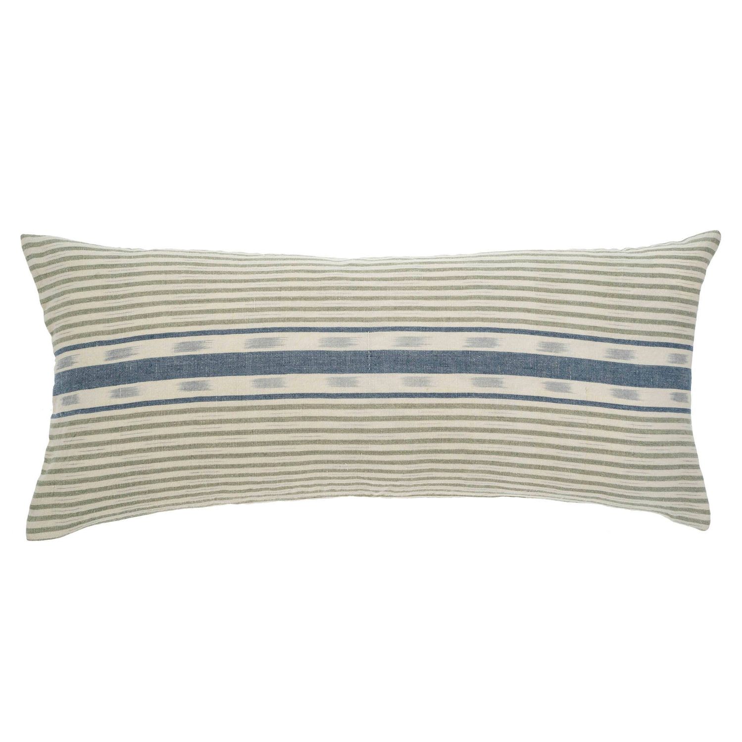 14x31 Seaview Linen Pillow: Cover with Filler