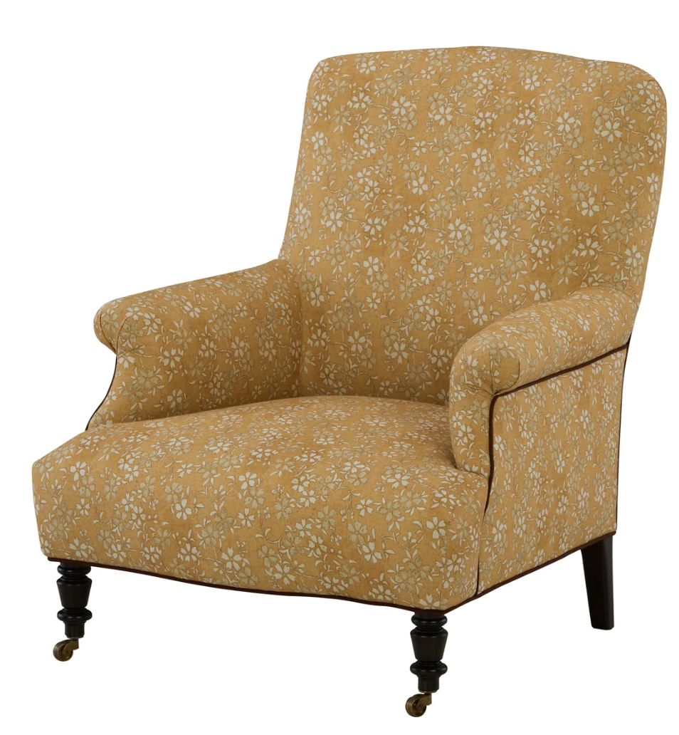Alma Chair in one of a kind fabric, Cisco