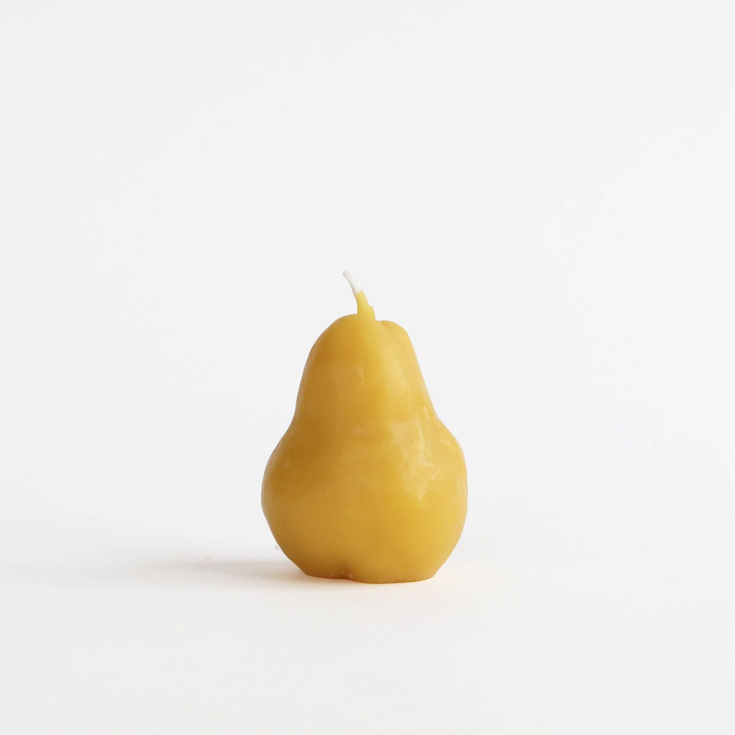 Pear Beeswax Candle: Natural