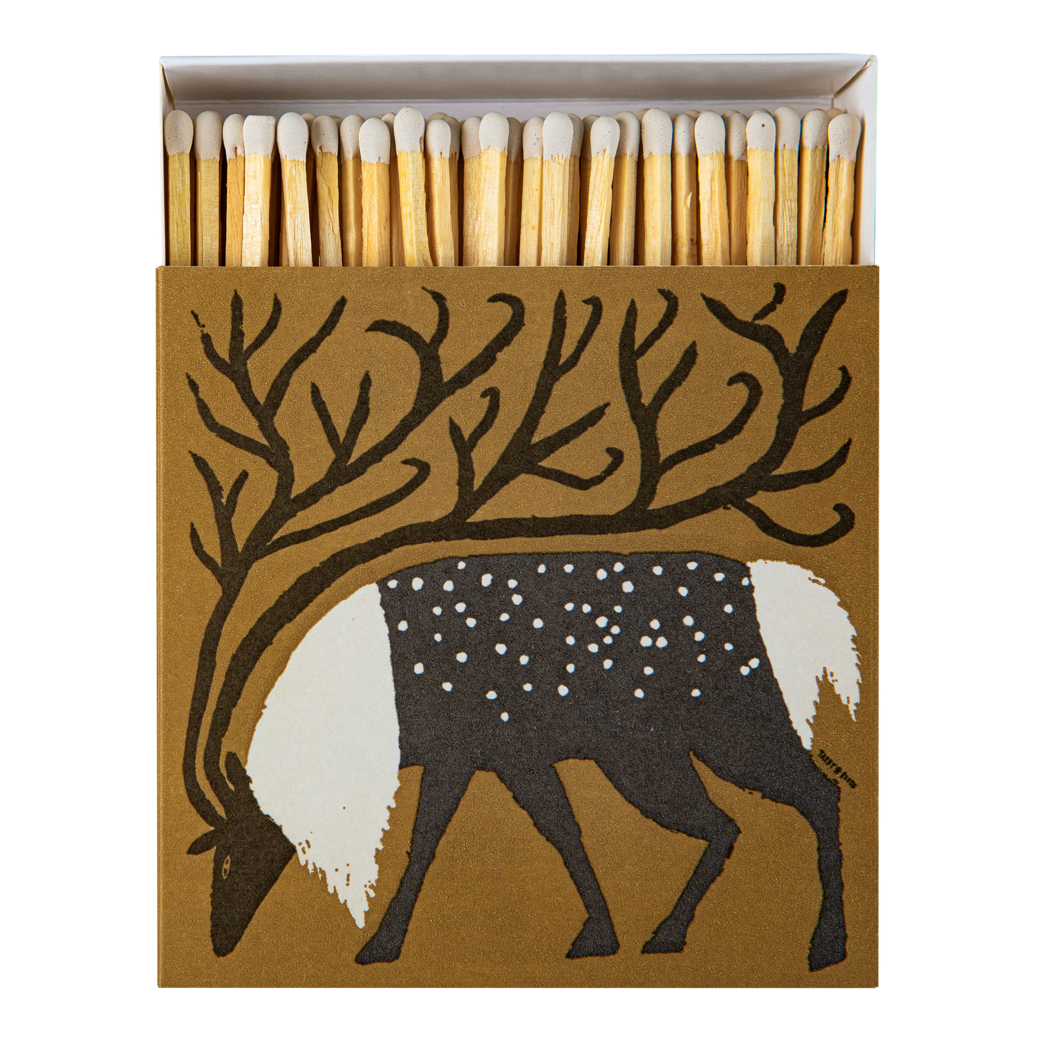 Reindeer Square Safety Matches