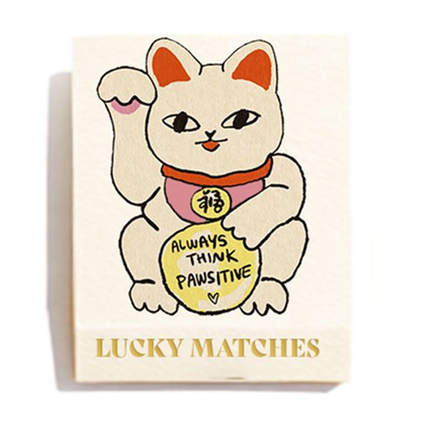 Good Luck Cat Matchbook