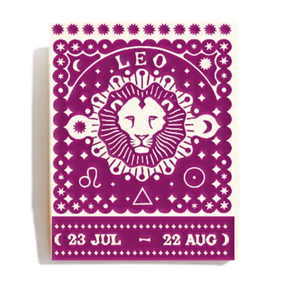 Leo Zodiac Matchbook