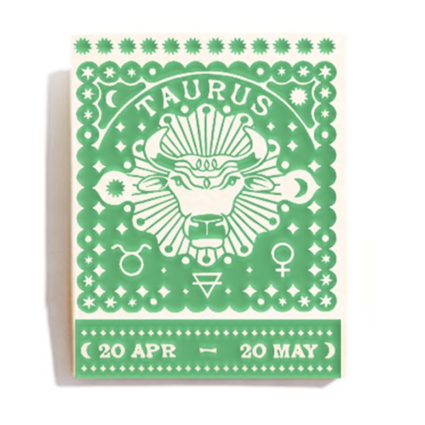 Taurus Zodiac Matchbook