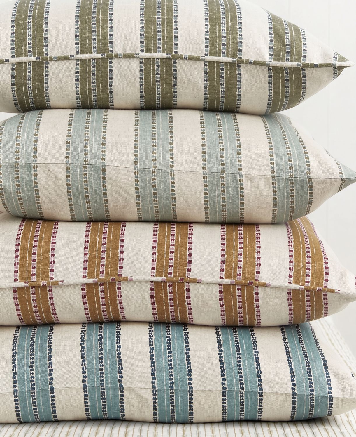 Kesula Walnut Linen Cushion with Down Insert 22"x22"