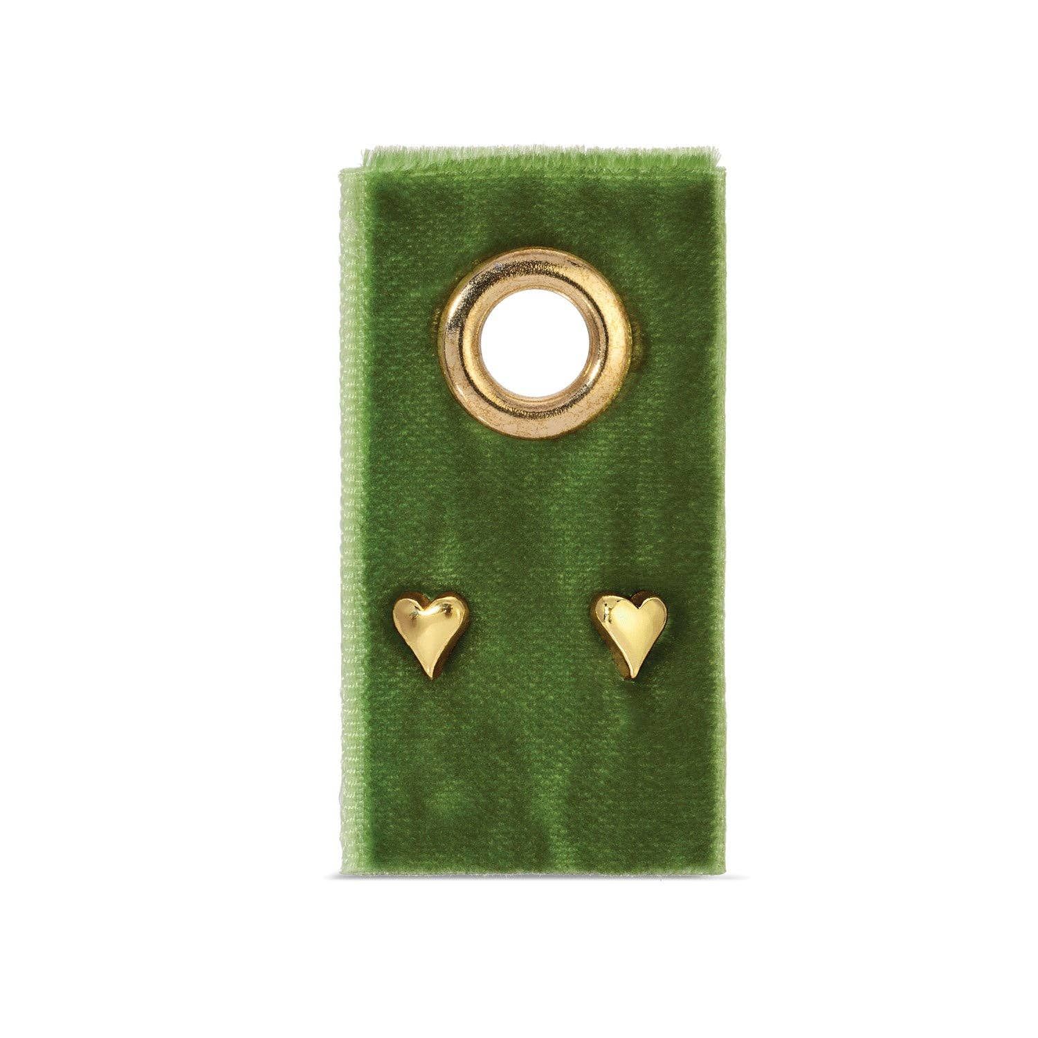 Simple Heart Studs: Gold
