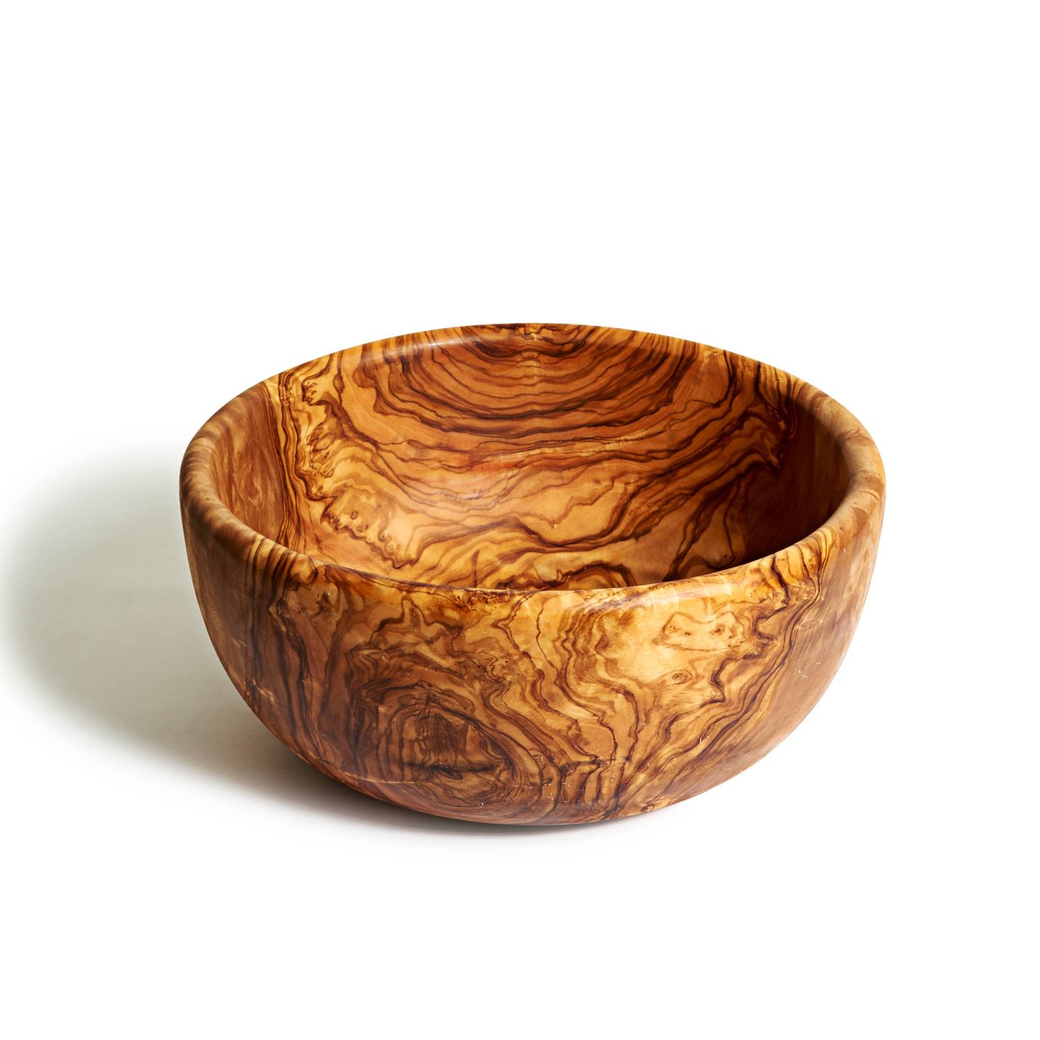 Olive Wood Family Salad Bowl, Size: 10"