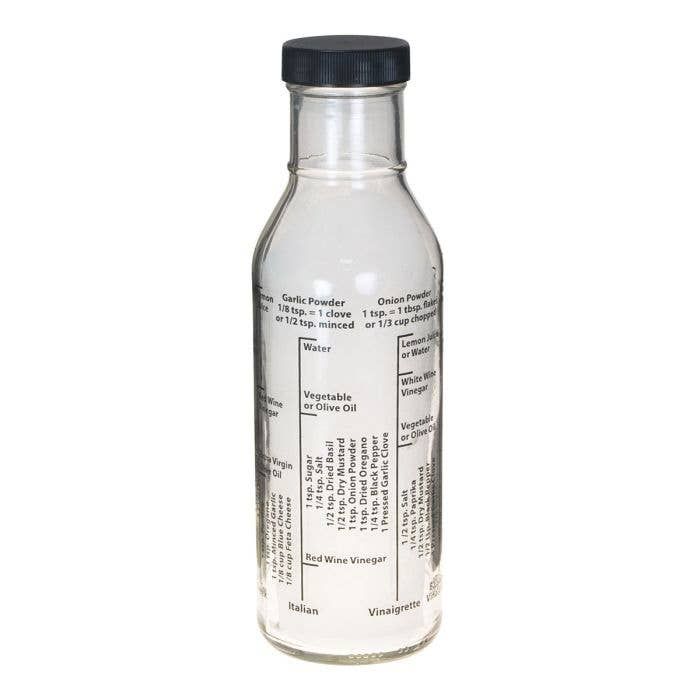 Salad Dressing Mixer Bottle with Recipes