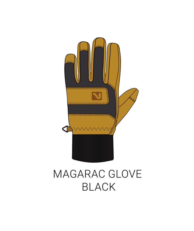 Magarac Glove, Color: OLD Blk, Size: XS