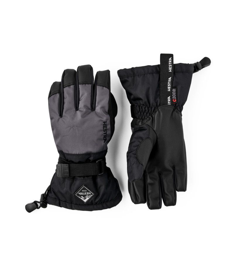 Gauntlet Czone Jr Glove, Color: Grey/Blk, Size: 3