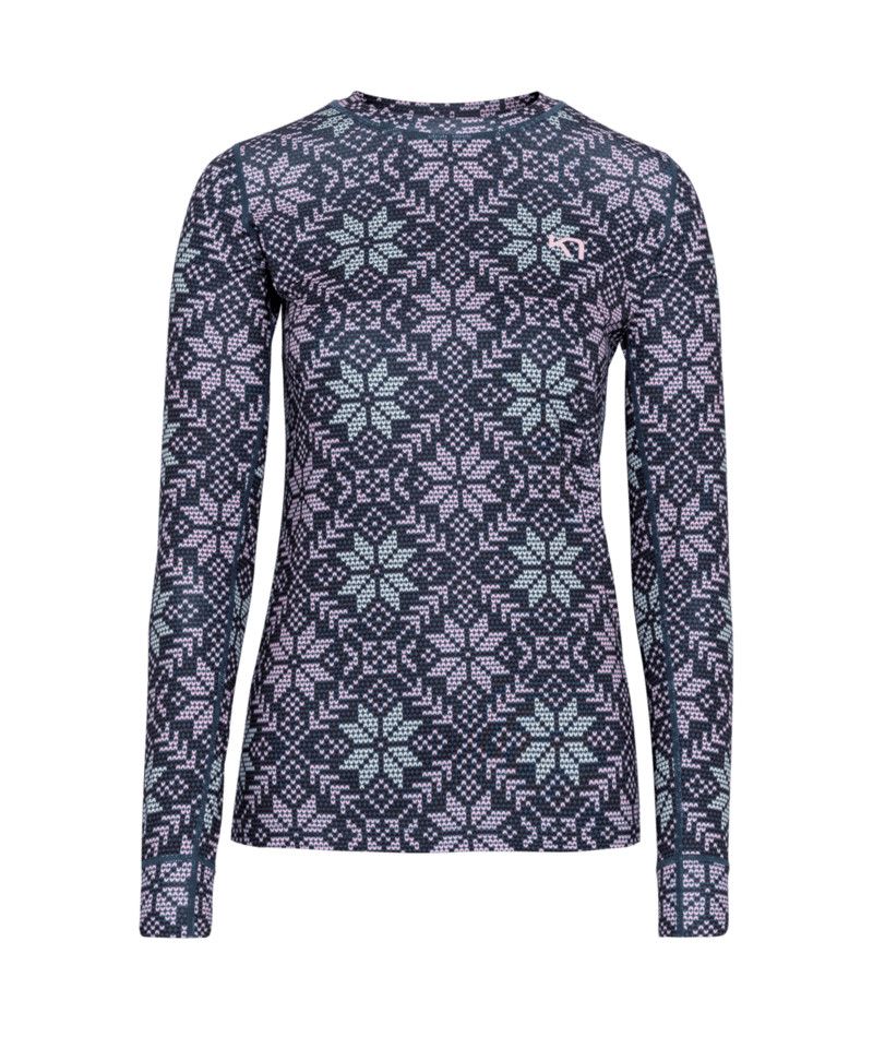 W Fryd L/S Top, Color: Drk Steel, Size: XS
