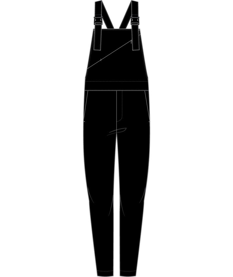W Arin Overall, Color: Blk, Size: XS