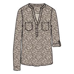 W Dylan Gauze Shirt