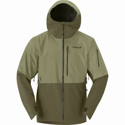 M Lofoten GTX Jacket, Color: Olive Night/Lichen Grn, Size: MD