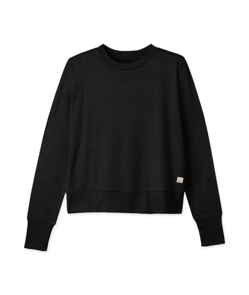 W Daydream Crew, Color: Blk Hthr, Size: XS