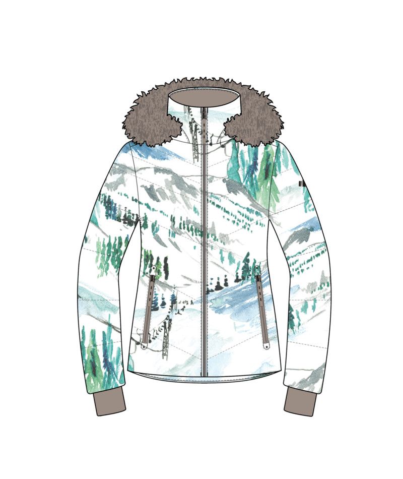 W Bombshell Jacket, Color: Slvr Queen, Size: 2