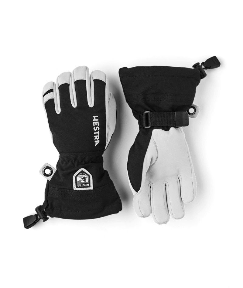 Heli Ski Jr Glove, Color: Blk, Size: 3