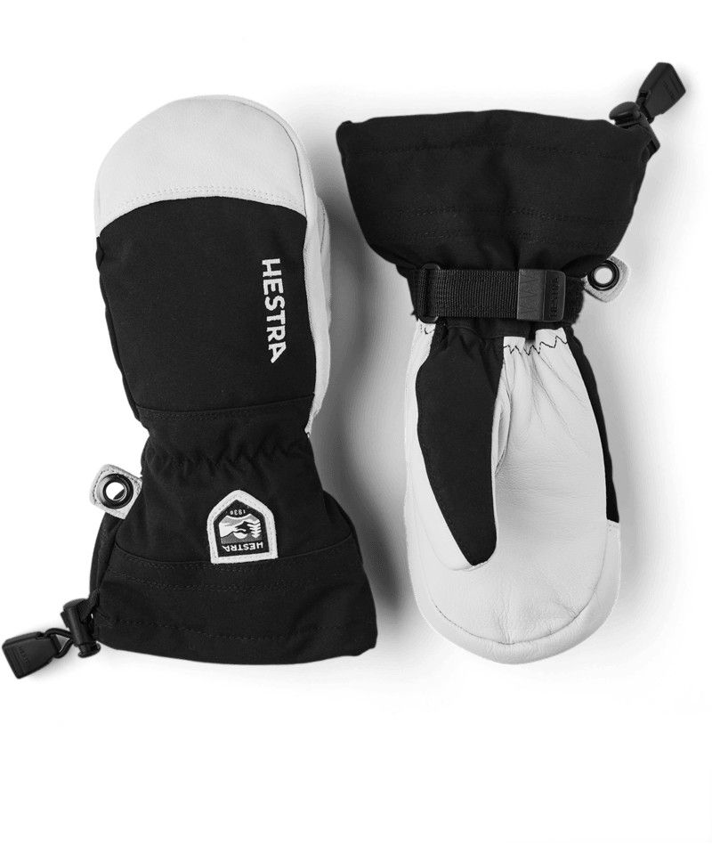 Heli Ski Jr Mitt, Color: Blk, Size: 3