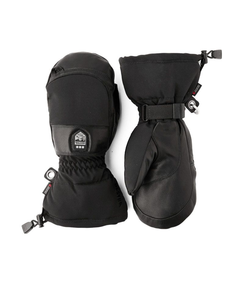 Heater Gauntlet Mitt, Color: Blk, Size: 6