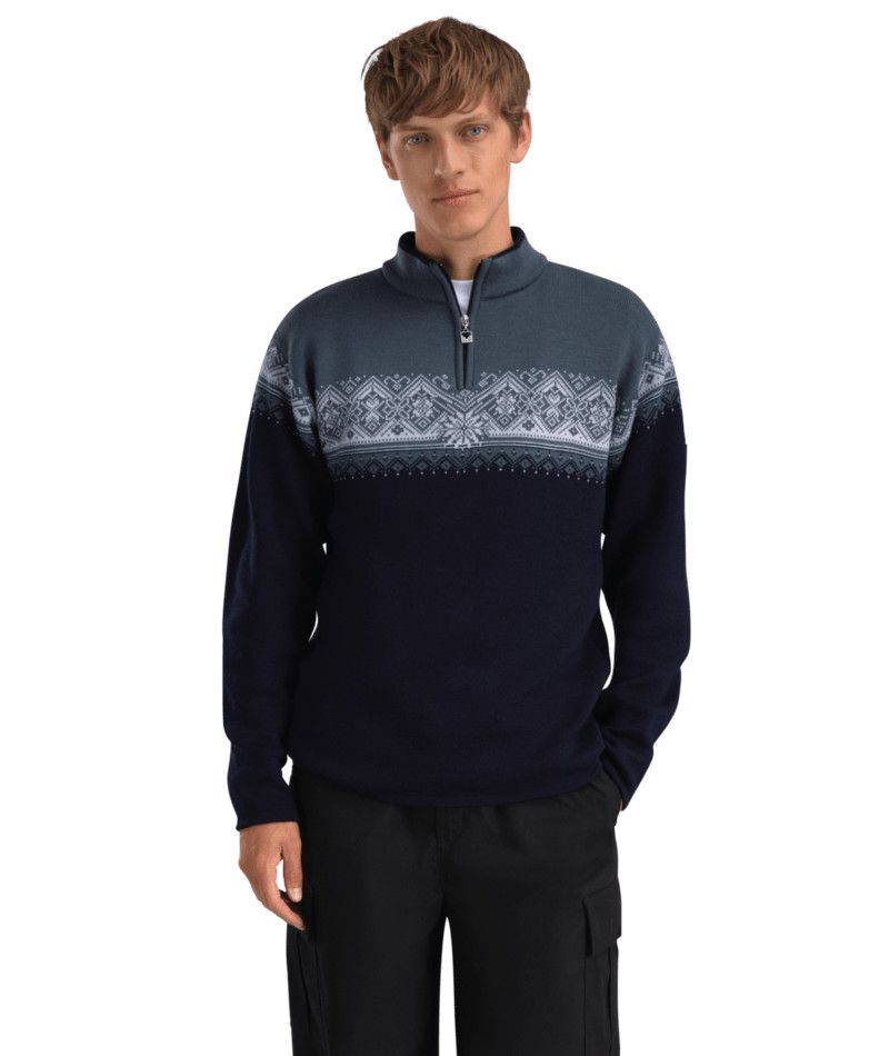 M Moritz Masc Sweater, Color: Marine Steel Ice, Size: MD